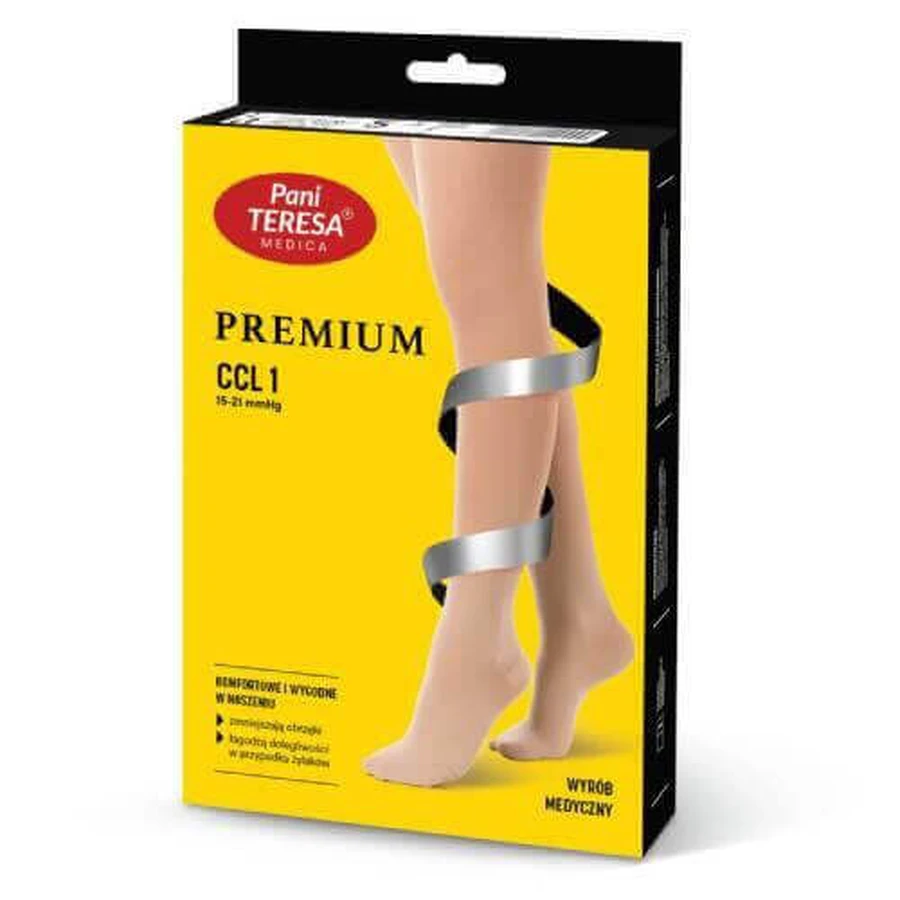 Медицинские компрессионные колготки для беременных PANI TERESA PREMIUM, размер V, CCL 1 черный: цены и характеристики