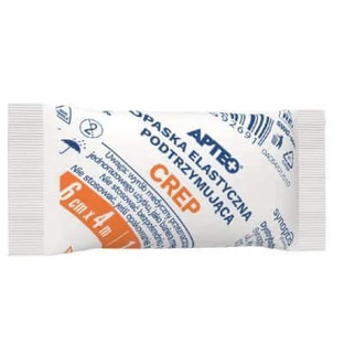 Эластичный бинт APTEO - поддерживающий - Crep 6 см x 4 м, 1 шт.