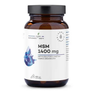 Aura Herbals MSM 1400 мг органической серы, 60 капсул
