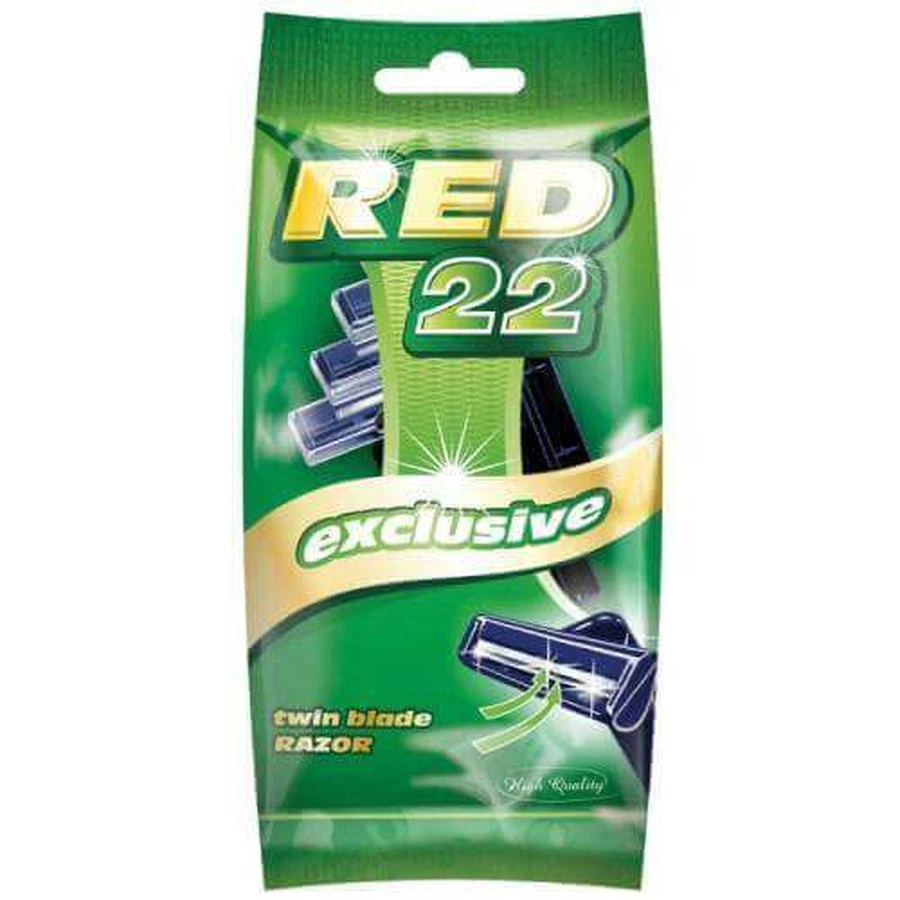 Mattes Red 22 Одноразовая бритва, 5шт: цены и характеристики