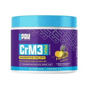 6Pak Nutrition CrM3 PAK Creatine powder Pineapple, 250 г