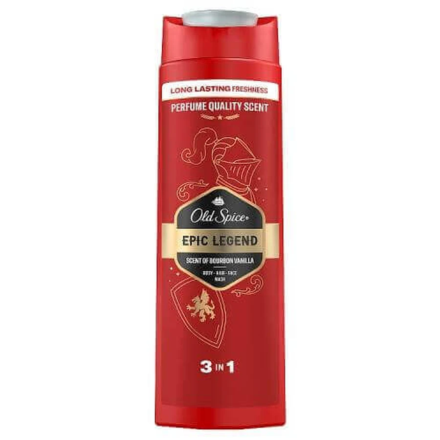 Чоловічий гель для душу Old Spice Epic Legend 3в1, 400 мл: ціни та характеристики