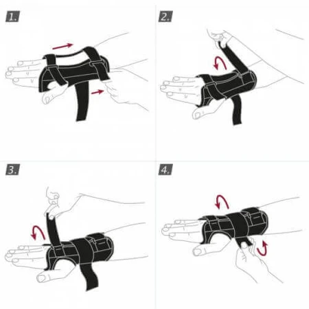 Запястный корсет Actimove Professional Line размер L/XL (левый) черный, 1шт: цены и характеристики