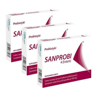 SANPROBI 4 Энтеральный набор, 3 x 20 капсул