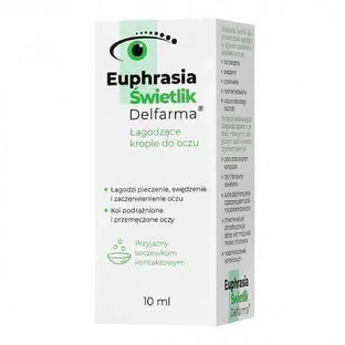 Заспокійливі очні краплі Euphrasia Splendour Delfarma, 10 мл
