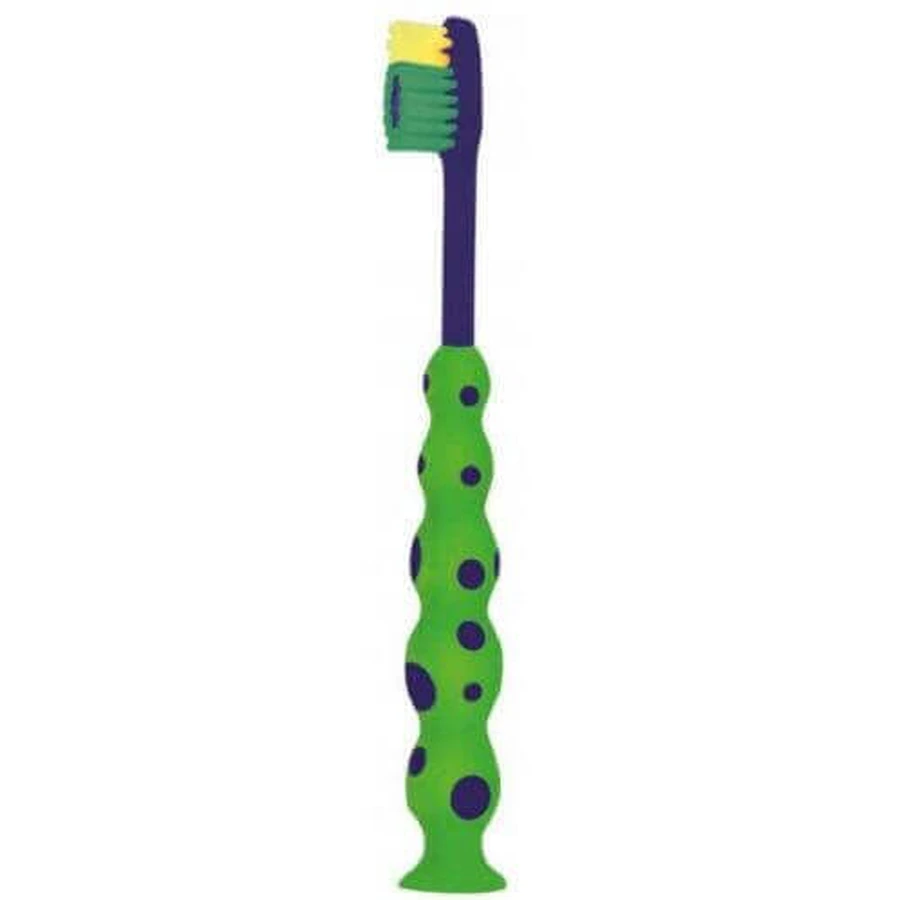 Дитяча зубна щітка Mattes Dino Smile M65 Soft 3+ синьо-зелена: ціни та характеристики
