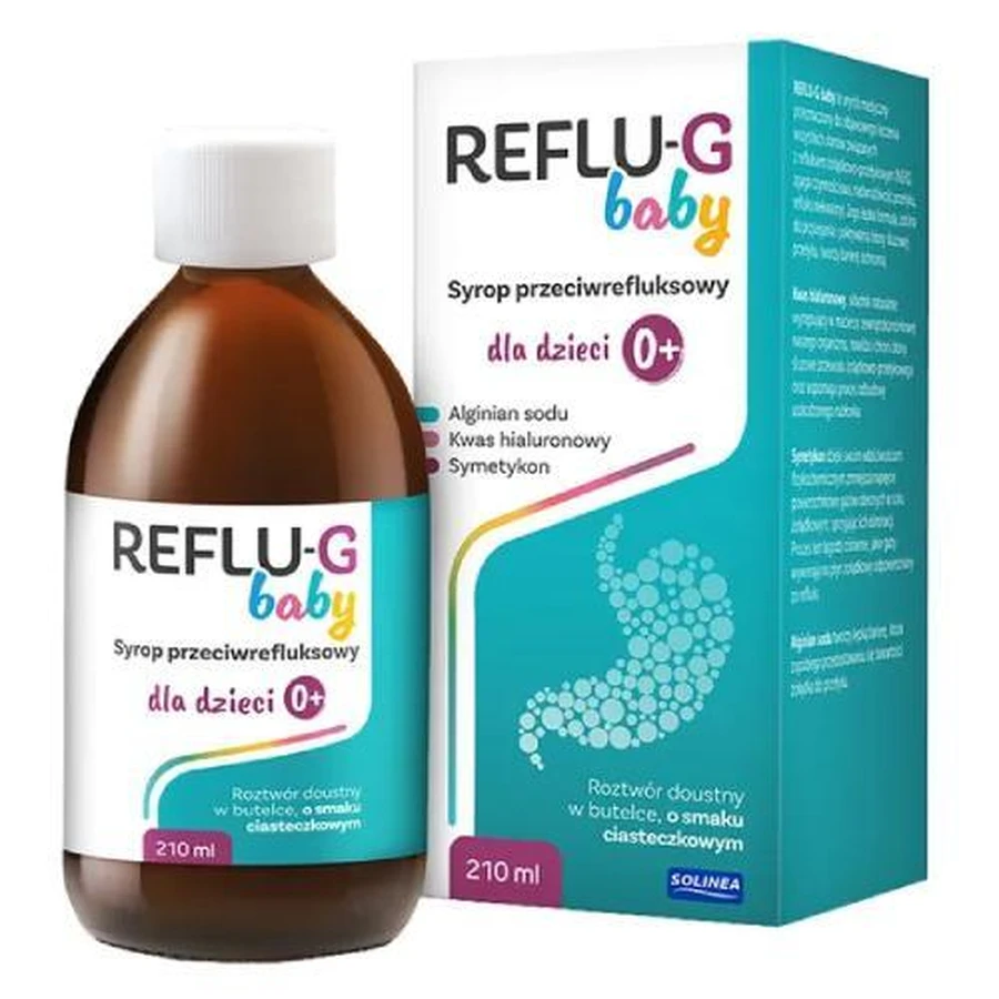 Reflu-G Baby Антирефлюксний сироп для дітей 0+, 210 мл: ціни та характеристики