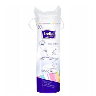 BELLA COTTON Косметические подушечки, круглые, 80 шт.