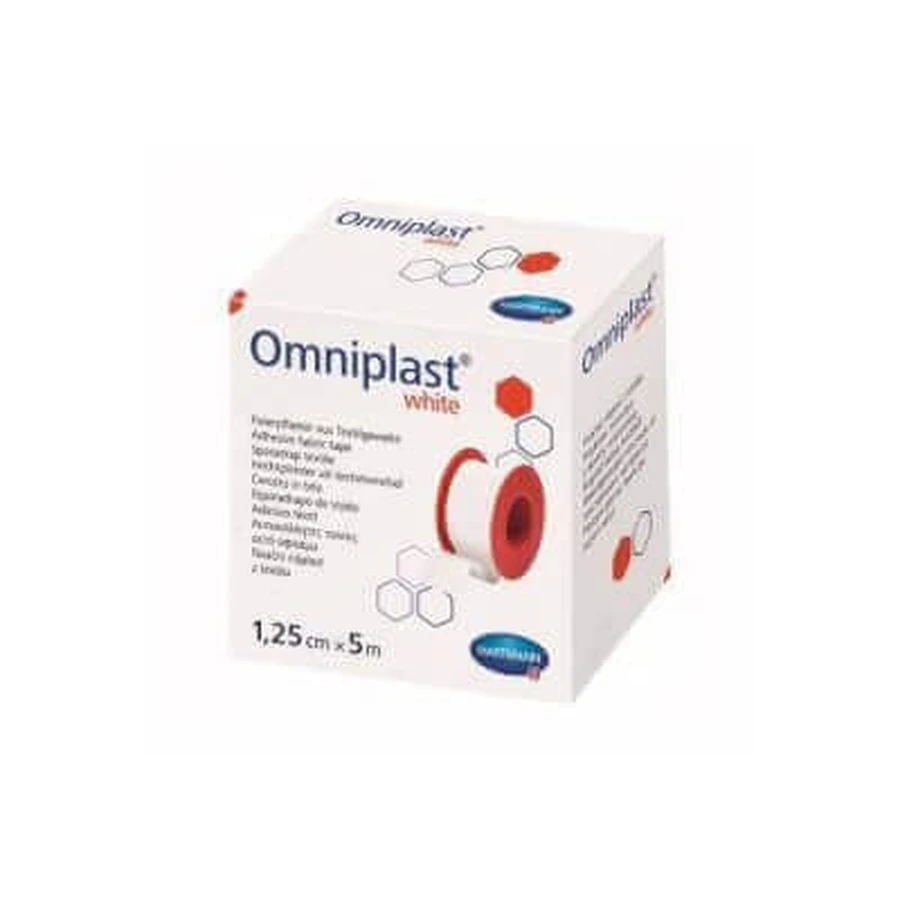 Клейкий рулон OMNIPLAST WHITE 5 м х 1,25 см, 1 шт.: ціни та характеристики