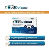 Стерильные салфетки OptiDel Clean для гигиены краев век и области вокруг глаз, 20 шт.