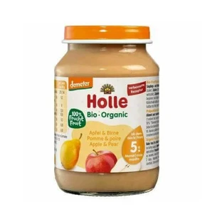 HOLLE Demeter Bio Яблоко - груша 5м+, 190г