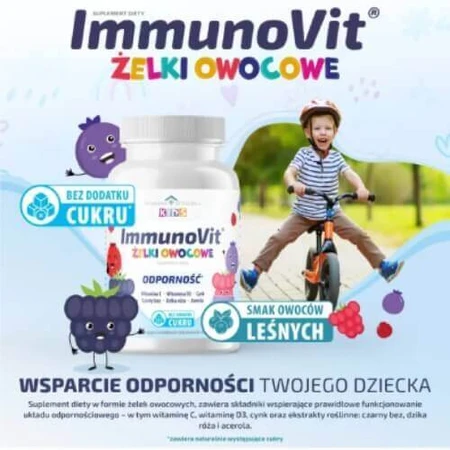 Домашня Аптека ІмуноВіт кисіль без цукру для дітей 3+ зі смаком лісових фруктів, 60 шт.: ціни та характеристики