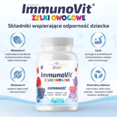 Домашня Аптека ІмуноВіт кисіль без цукру для дітей 3+ зі смаком лісових фруктів, 60 шт.: ціни та характеристики