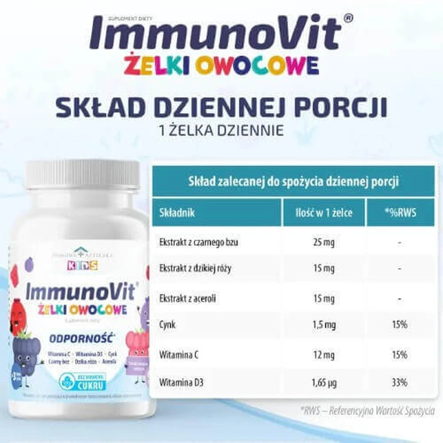 Домашня Аптека ІмуноВіт кисіль без цукру для дітей 3+ зі смаком лісових фруктів, 60 шт.: ціни та характеристики