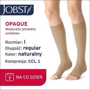 Довгі компресійні гольфи JOBST OPAQUE CCL1 натуральні, розмір 1 OP