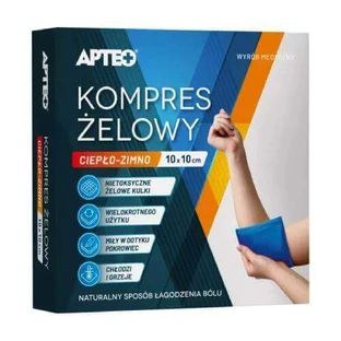 APTEO тепло-холодный гелевый компресс 10х10см, 1 шт.