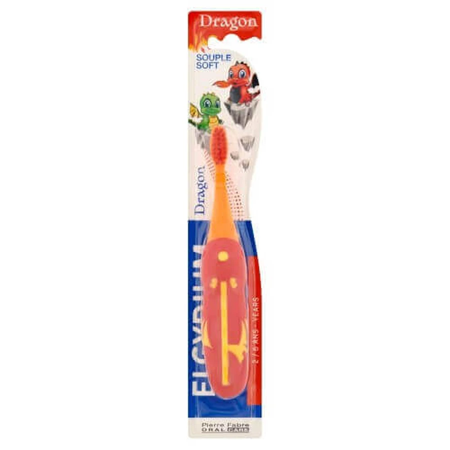 Elgydium Dragon Souple Soft Зубна щітка для дітей 2-6 років м'яка, 1 шт.: ціни та характеристики