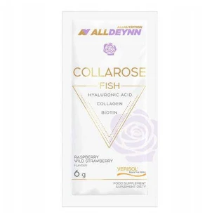 Allnutrition Alldeynn Collarose Рыбный коллаген со вкусом малины и клубники, 6 г