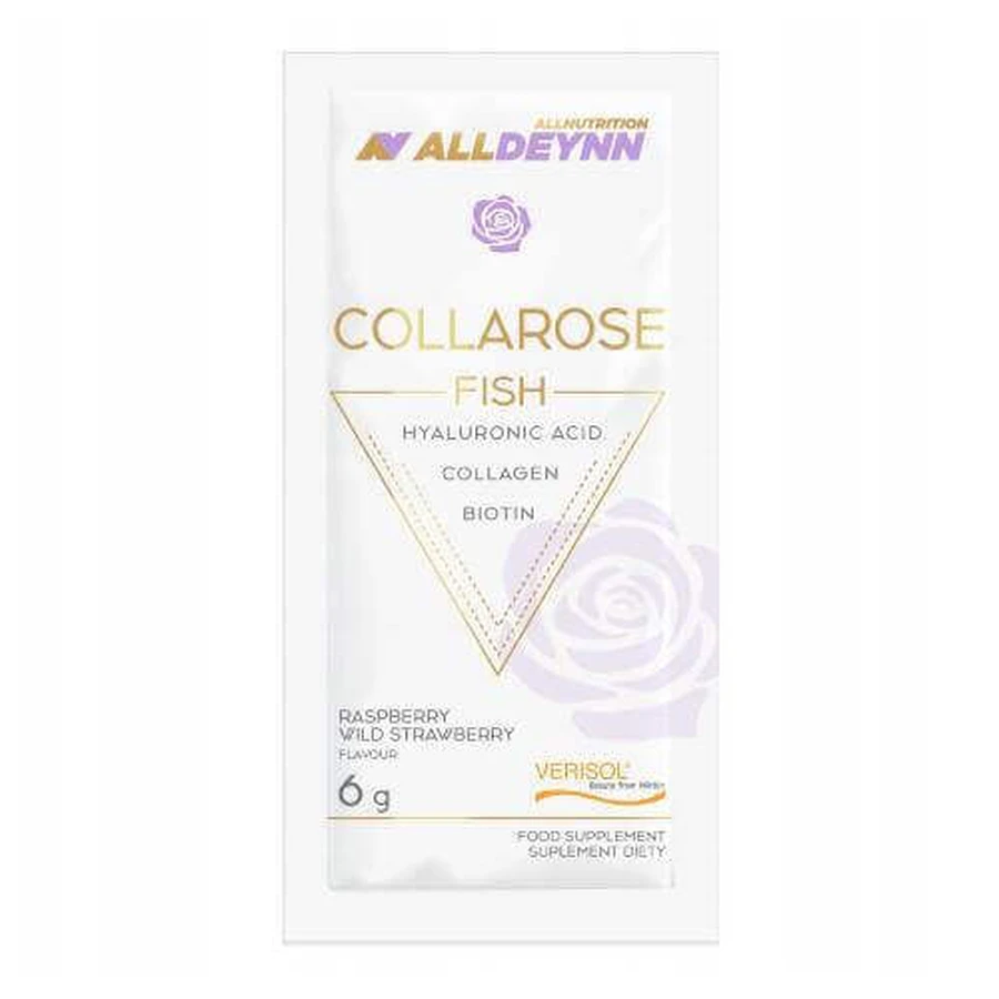 Allnutrition Alldeynn Collarose Рыбный коллаген со вкусом малины и клубники, 6 г: цены и характеристики
