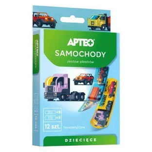 Пластыри APTEO CARE для детей - машинки, 12 шт.