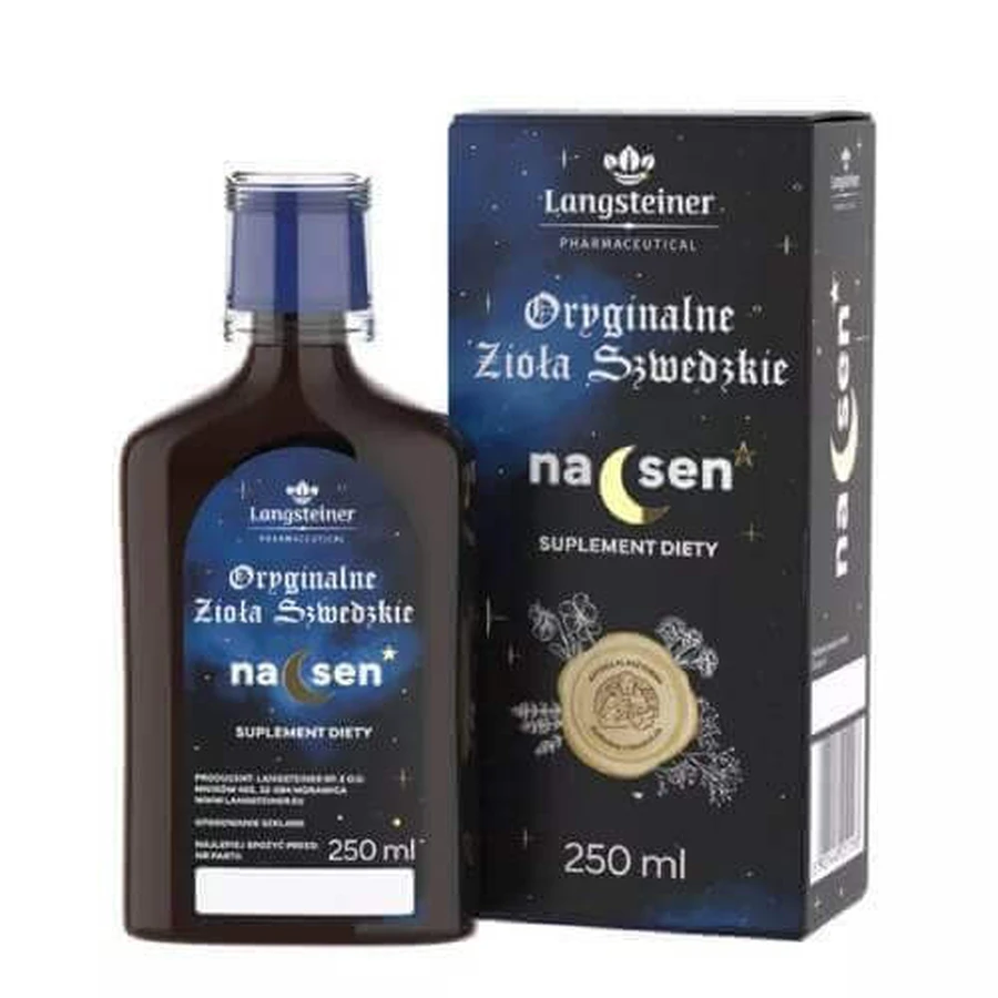 Langsteiner Original Шведские травы для сна, 250 мл: цены и характеристики