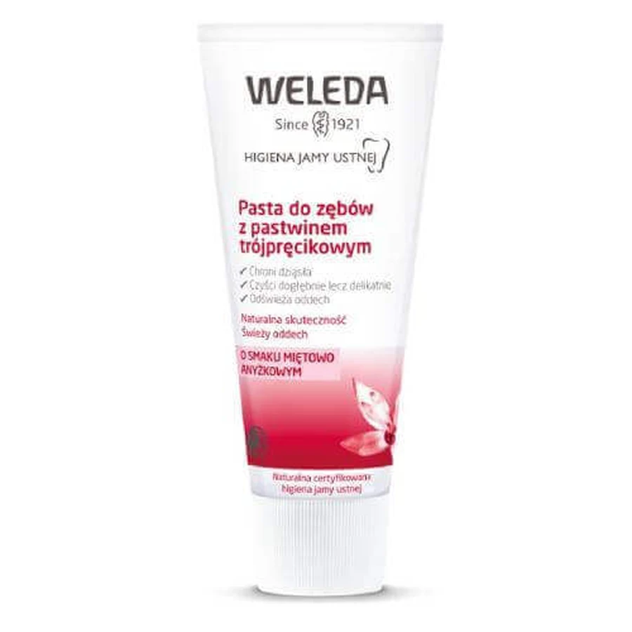 WELEDA Зубная паста с тройной пастой, 75 мл: цены и характеристики