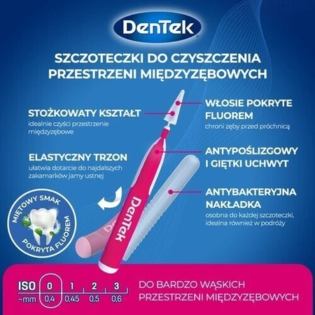 DENTEK Межзубные щетки Easy Brush размер 0, 12шт: цены и характеристики