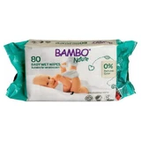 BAMBO Nature неароматизированные влажные салфетки 15х20см, 80шт