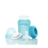 Пляшка скляна Everyday Baby з соскою S бірюзова 0-3м 150мл