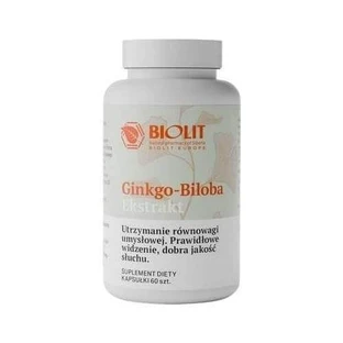 BIOLIT Экстракт гинго-билоба, 60 шт.