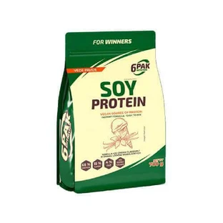 6Pak Nutrition Соевый протеин со вкусом ванильного мороженого, 700 г
