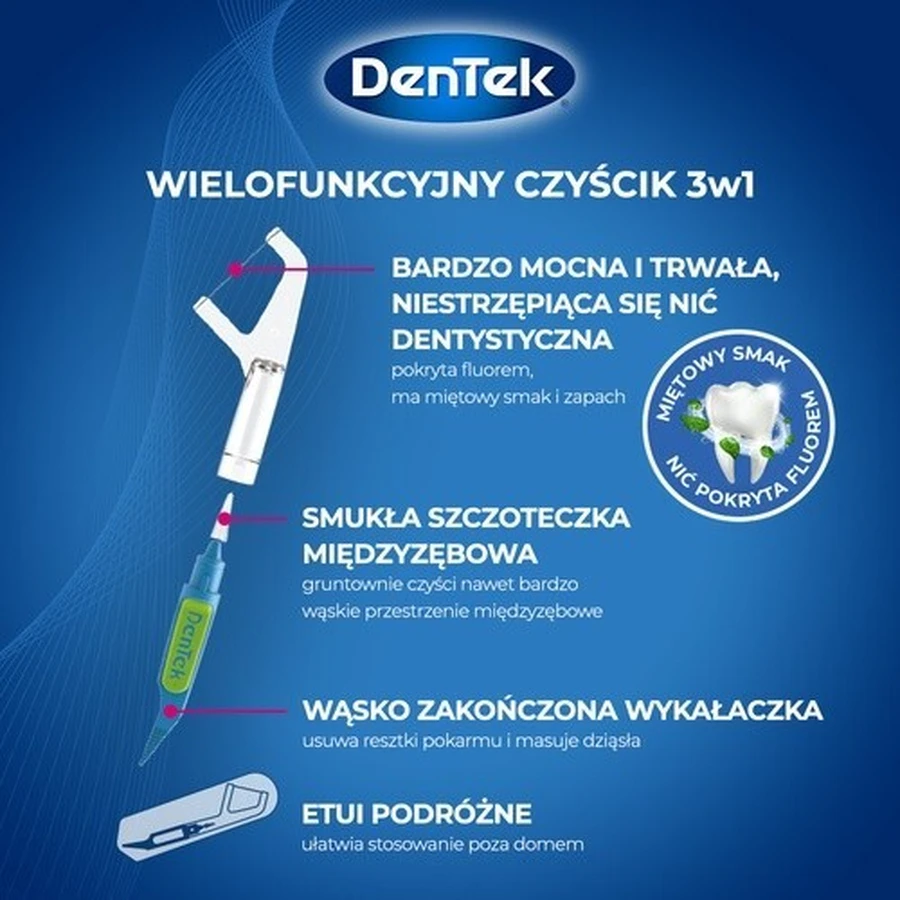 DENTEK Многофункциональное чистящее средство 3в1 On The Go, 12шт: цены и характеристики