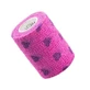 VITAMMY Autoband Эластичный когезивный бинт 7,5 см x 450 см Сердечки фиолетовые