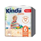 Підгузки Kindii Pants Junior Extra розмір 6, 15+ кг, 20 шт.