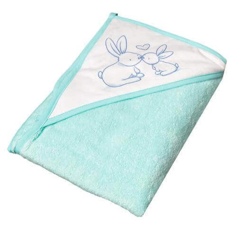 Халат для купання TEGA BABY 80x80см блідо-зелений KINGDOMS, 1 шт: ціни та характеристики