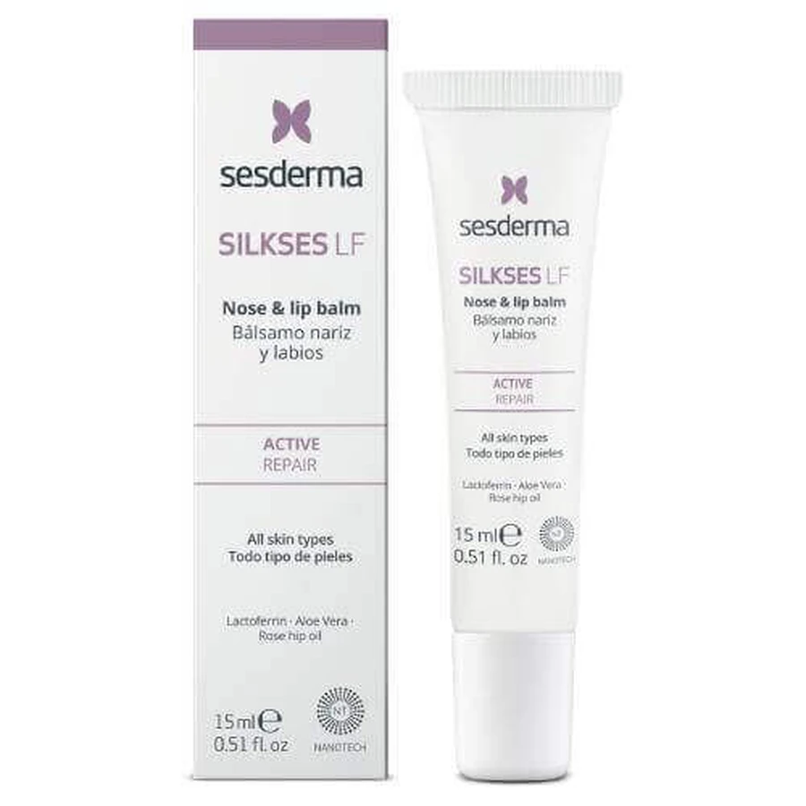 SESDERMA SILKSES LF Бальзам для носа та губ, 15 мл: ціни та характеристики