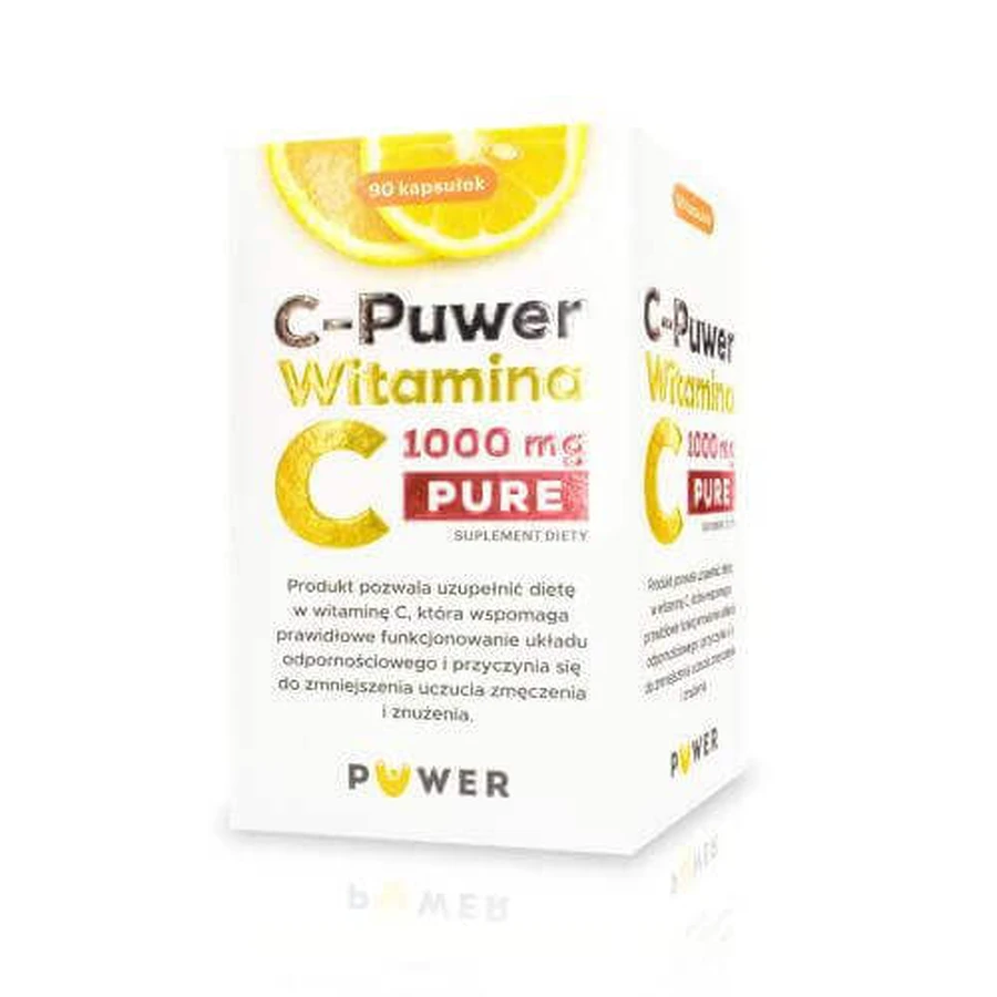 C-Puwer Витамин C PURE 1000 мг, 90 капсул: цены и характеристики