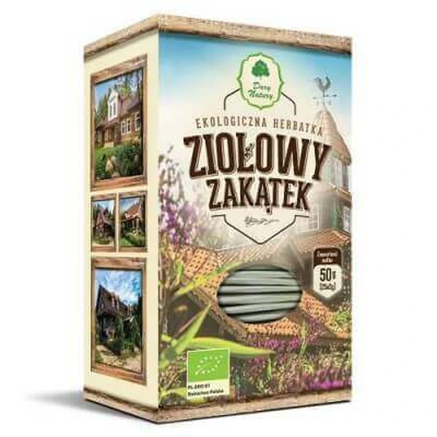 DARY NATURY Органический чай Ziołowy Zakątek, 25x2 г: цены и характеристики