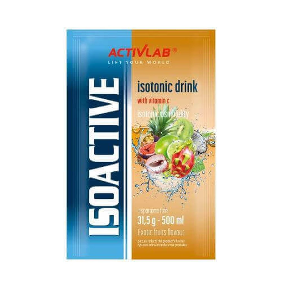 Изотонический напиток ACTIVLAB ISOACTIVE Экзотические фрукты, 31,5 г: цены и характеристики