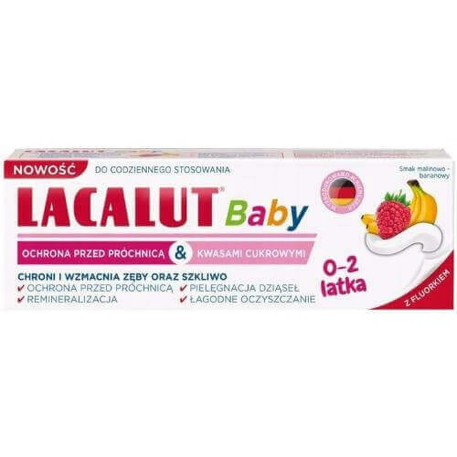 LACALUT Детская зубная паста для детей 0-2 лет, 55 мл: цены и характеристики