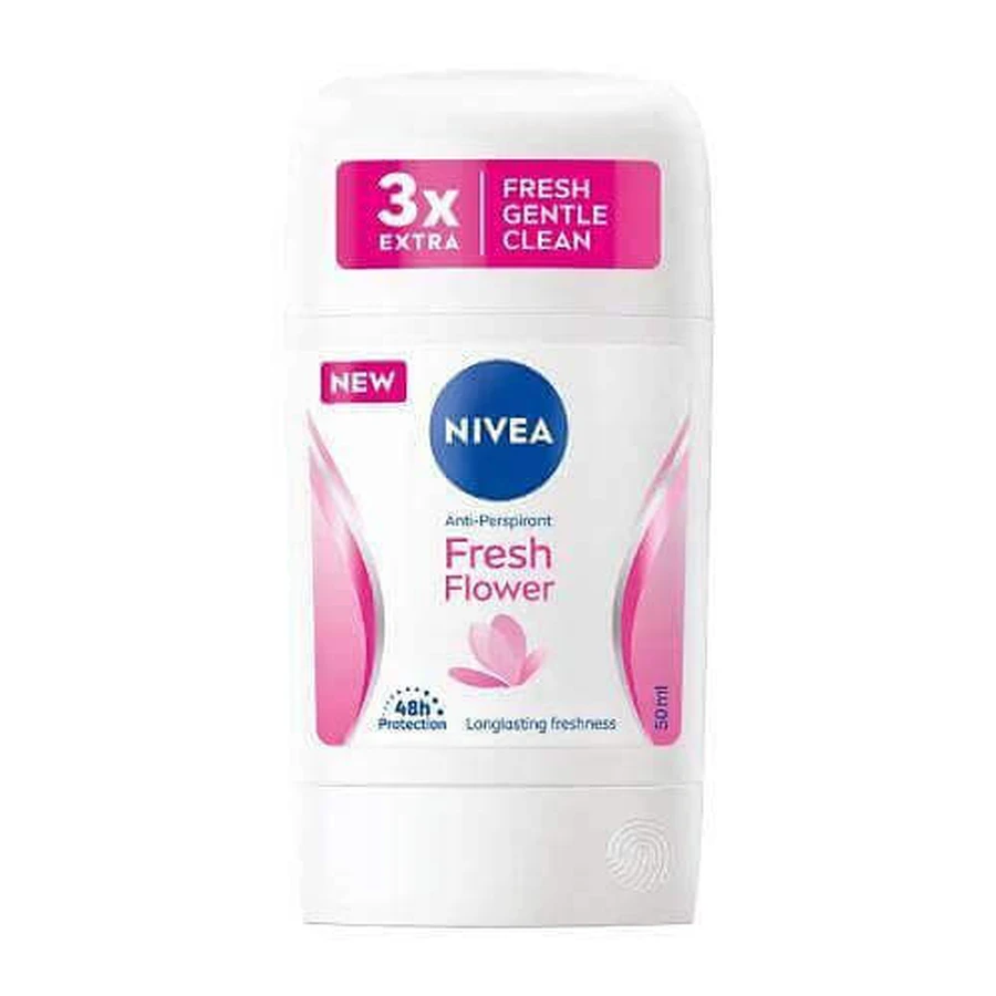Антиперспірант-стік Nivea Fresh Flower для жінок, 50 мл: ціни та характеристики