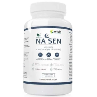 WISH Pharmaceutical На сен, льодяники зі смаком м'яти перцевої, 60 шт.