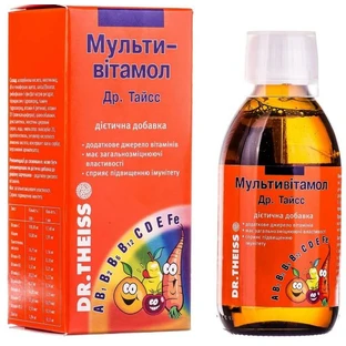 Мультивитамол Др. Тайсс р-р д/перорал. прим. фл. 200 мл