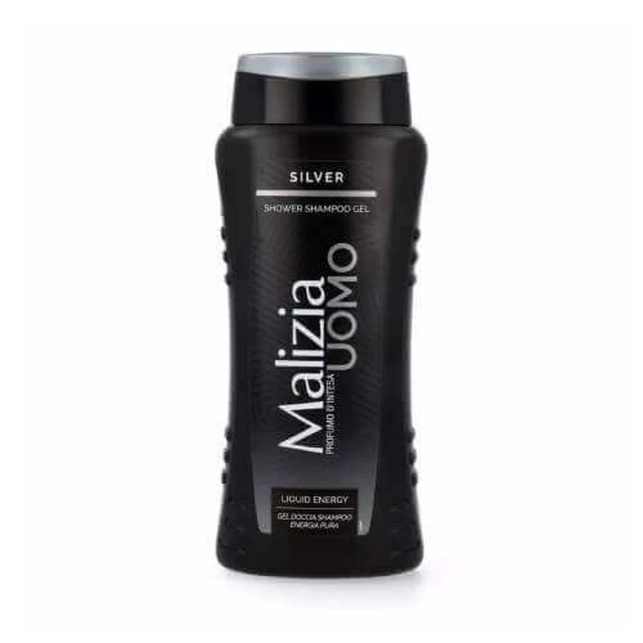 Malizia Uomo Silver мужской гель для душа и шампунь 2 в 1, 250 мл: цены и характеристики