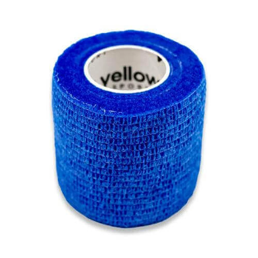 YellowBAND Когезивный бинт 5 см x 4,5 м синий: цены и характеристики