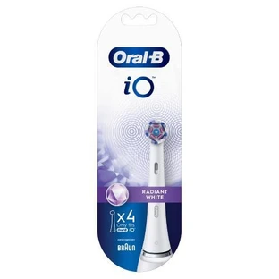 Oral-B iO Radiant White Сменные насадки для зубных щеток белого цвета, 4 шт.