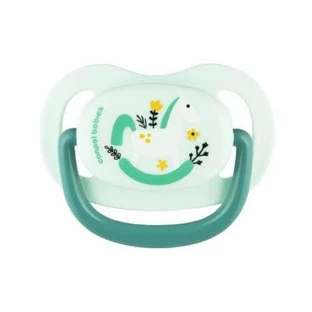 Canpol Babies Toys Силіконова пустушка 0-6 м анатомічна зелена 23/256, 1 шт.