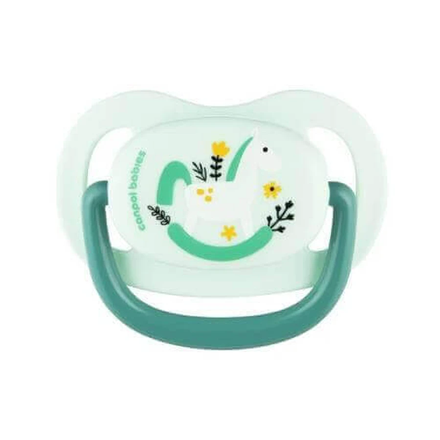 Canpol Babies Toys Силіконова пустушка 0-6 м анатомічна зелена 23/256, 1 шт.: ціни та характеристики