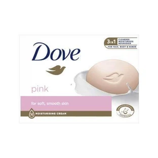 Кремовое розовое мыло Dove, 90 г