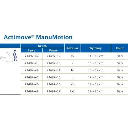 Запястный стабилизирующий ортез Actimove Professional Line с усилением и медицинской компрессией (M) левый белый: цены и характеристики